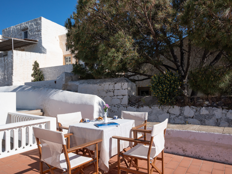 Koulas House Patmos in Chora Center with Views